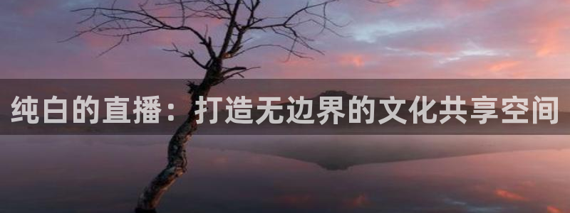919体育直播间在线看：纯白的直播：打造无边界的文化共享空间